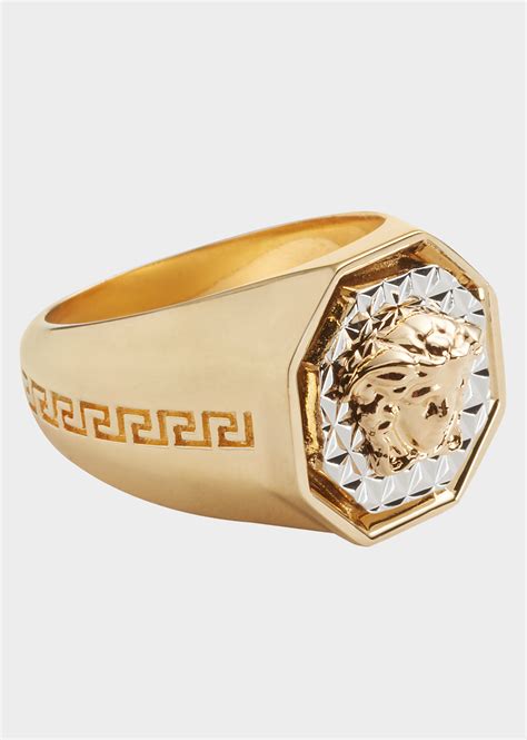 versace medusa ring octagonal head|versace ring size chart.